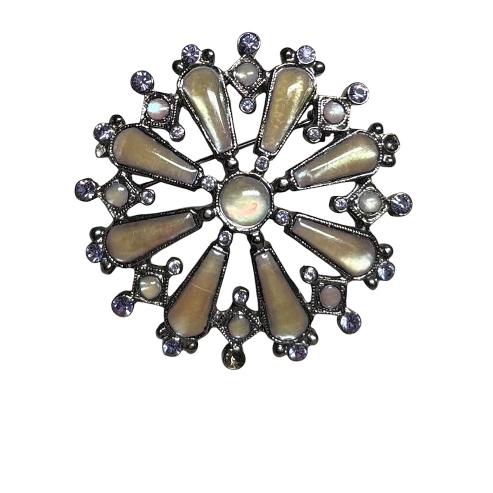 Vintage Snowflake Brooch